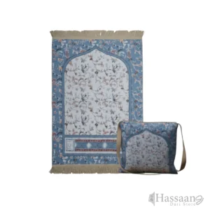 Premium 3D Digital Printed Prayer Mat & Matching Bag Set