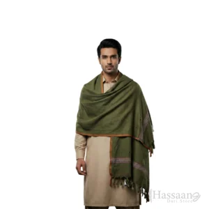 Men’s Premium Woven Border Shawl