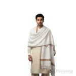 Men’s Premium Woven Border Shawl