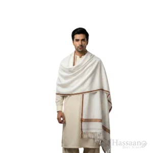 Men’s Premium Woven Border Shawl
