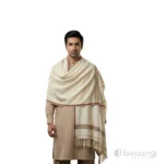 Men’s Premium Woven Border Shawl
