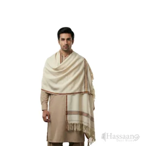 Men’s Premium Woven Border Shawl