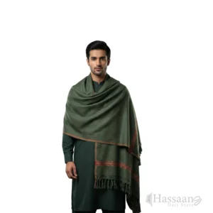Men’s Premium Woven Border Shawl