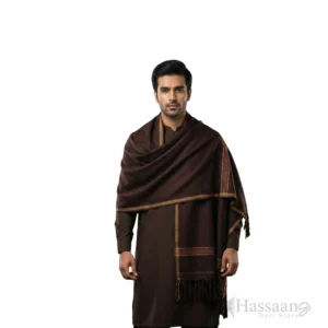 Men’s Premium Woven Border Shawl