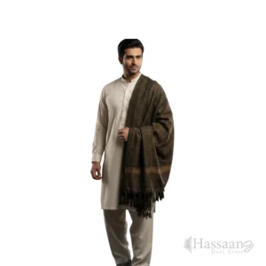 Men’s Premium 4-Border Velvet Shawl