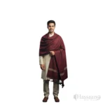 Men’s Premium 4-Border Velvet Shawl