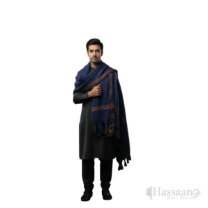 Men’s Premium 4-Border Velvet Shawl
