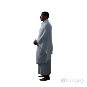 Luxury Turkish Cotton Ehraam – 45x90 Inch (Quick-Dry Weave)