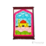 Luxury Kids Soft Padded Prayer Mat – Colorful Mosque Design