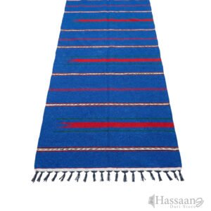 Traditional Blue & Vibrant Stripe Masjid Dari – 4ft Width