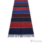 Premium Large Masjid Dari Floor Mat – 7ft x 10ft (Navy, Red & Coffee Multi-Block Design)