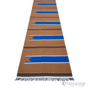 Contemporary Brown & Blue Masjid Dari – 4ft Width